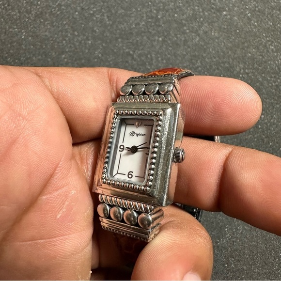 Brighton Taxco Ladies Silver Tone Quartz Watch Working With New Battery - Picture 2 of 8